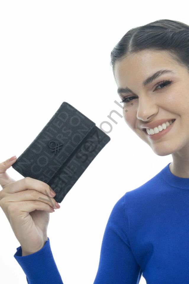benetton bnt1143 kadın suni deri cüzdan